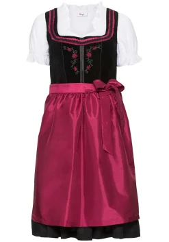 Dirndl mit Schürze und Bluse 3tlg.<sheego Hot