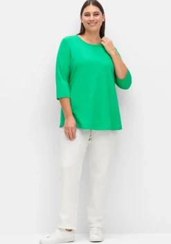 Doppelpack 3/4-Arm-Shirts in leichter A-Linie<sheego Online