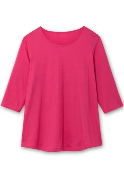 Doppelpack 3/4-Arm-Shirts in leichter A-Linie<sheego Fashion