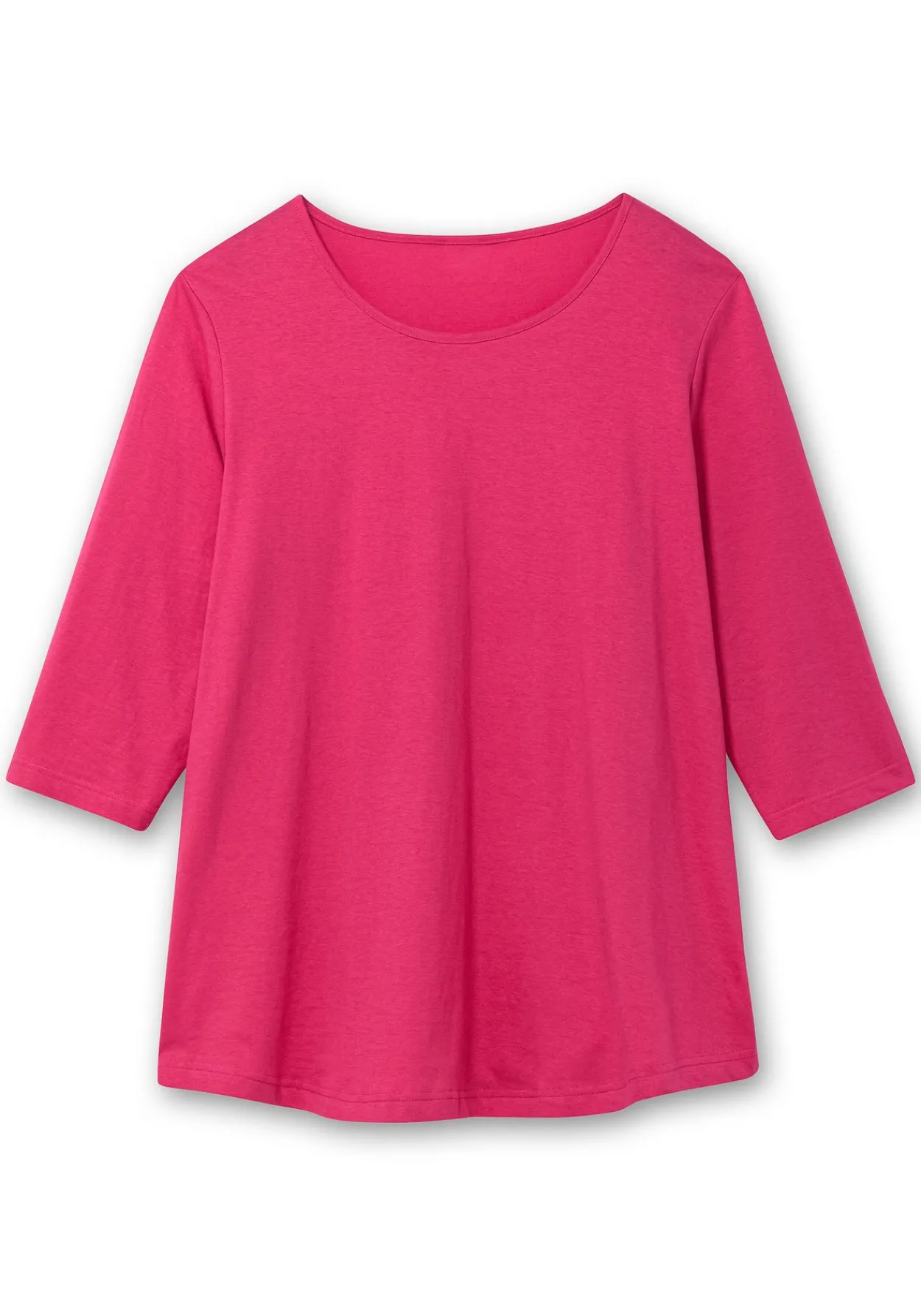 Doppelpack 3/4-Arm-Shirts in leichter A-Linie<sheego Fashion