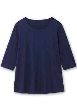 Doppelpack 3/4-Arm-Shirts in leichter A-Linie<sheego Online