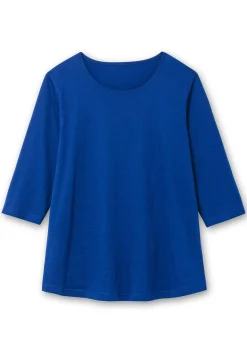 Doppelpack 3/4-Arm-Shirts in leichter A-Linie<sheego Fashion