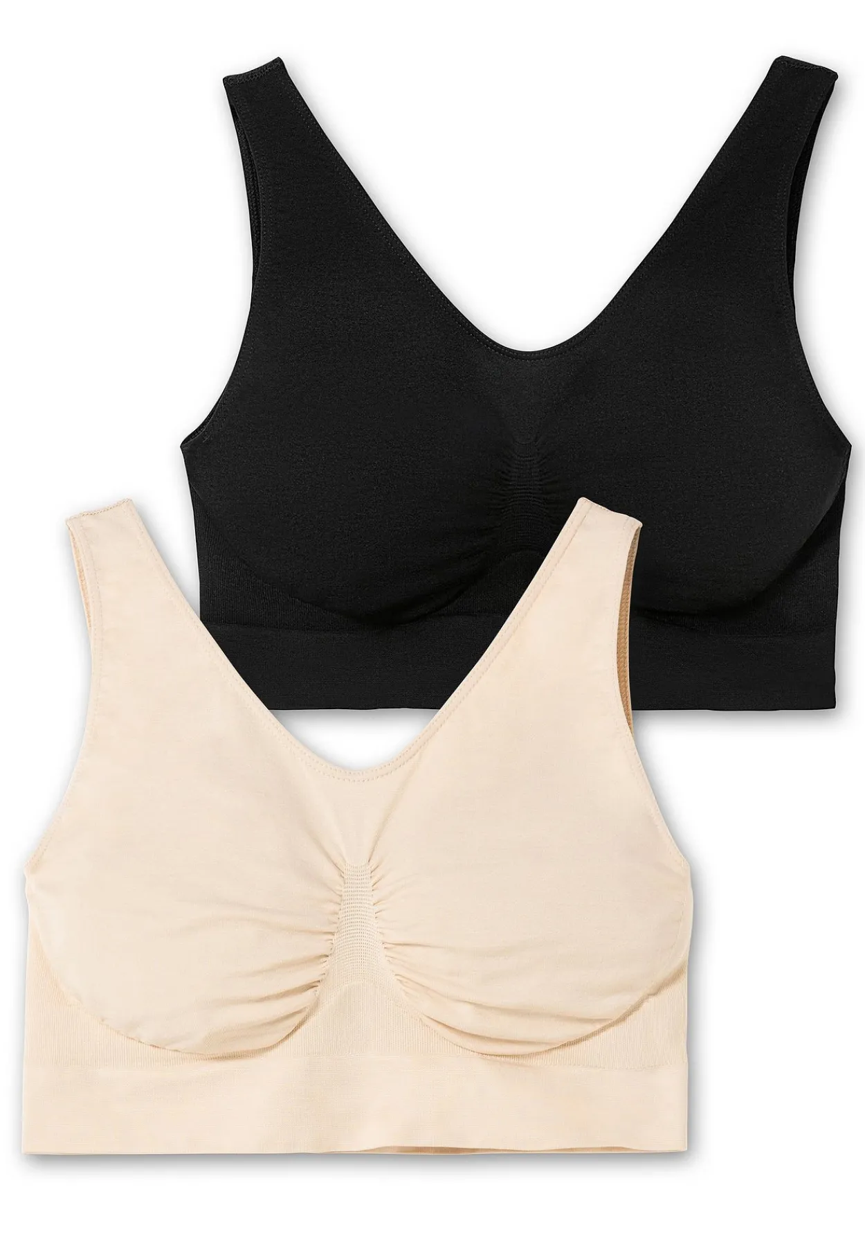 Doppelpack Bustiers, nahtlose Verarbeitung<sheego Discount