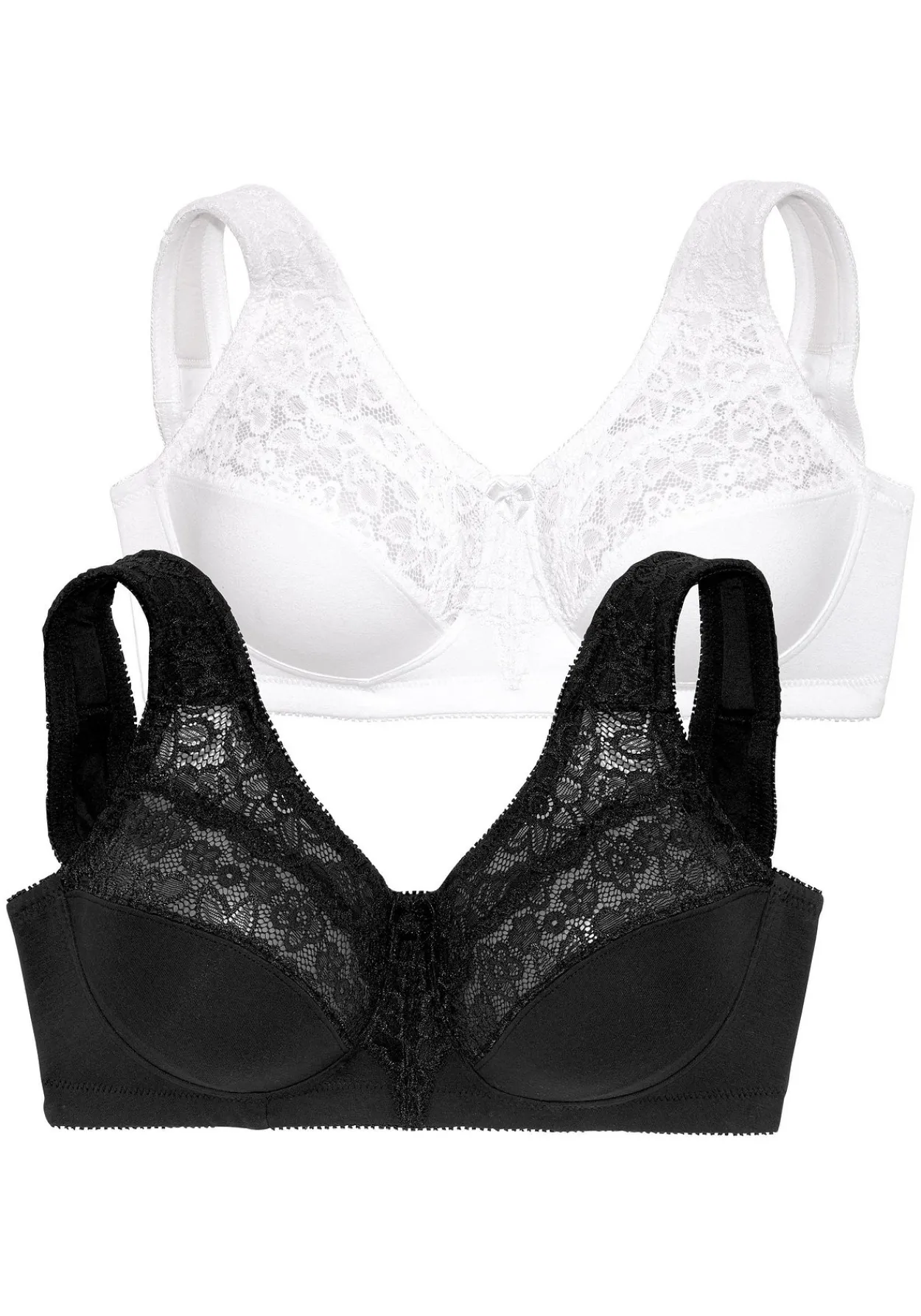Doppelpack Entlastungs-BHs mit Spitze<PETITE FLEUR Discount
