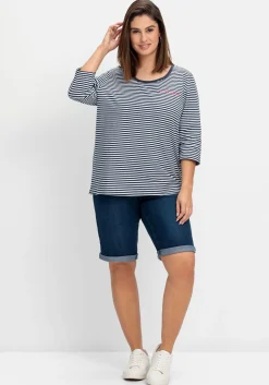 Doppelpack Jeans-Bermudas, mit Gummibund<sheego Fashion