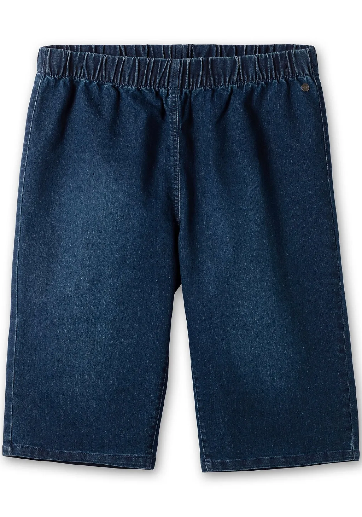 Doppelpack Jeans-Bermudas, mit Gummibund<sheego Fashion