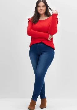 Doppelpack Jeggings mit Kontrastnähten<sheego Sale