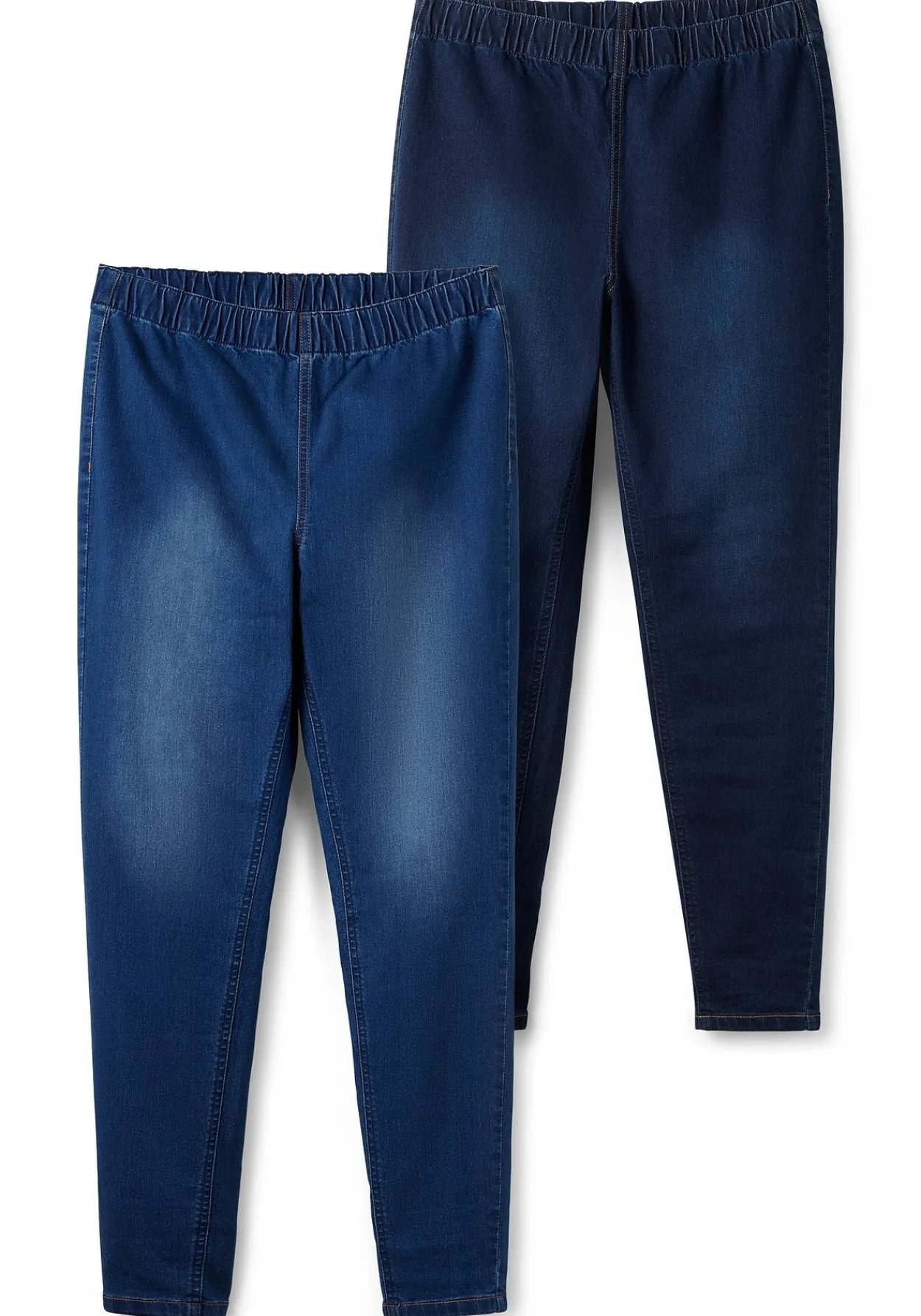 Doppelpack Jeggings mit Kontrastnähten<sheego Sale