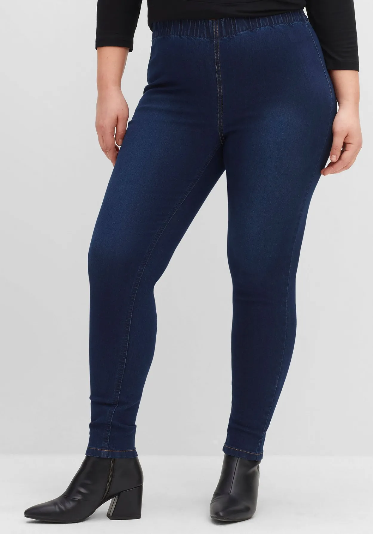 Doppelpack Jeggings mit Kontrastnähten<sheego Sale