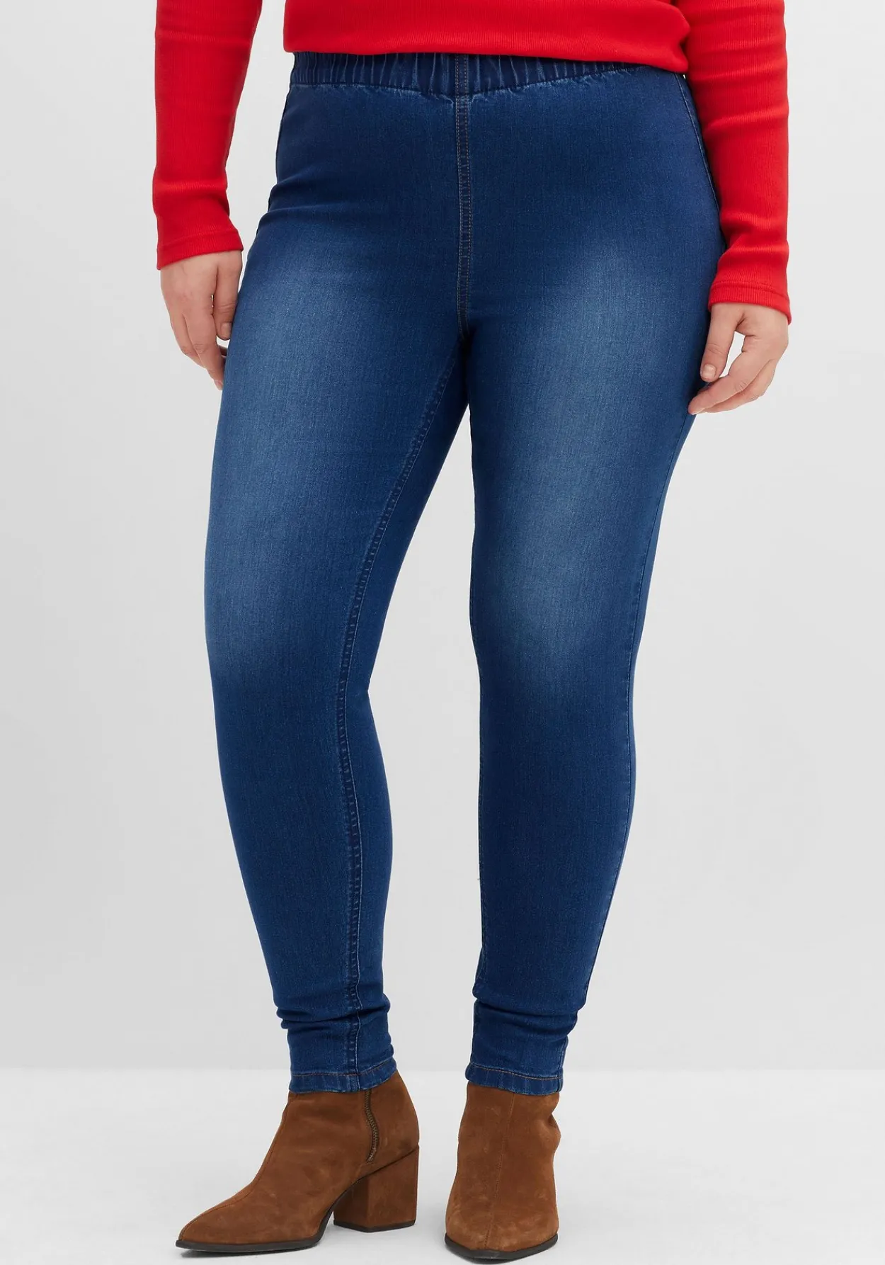 Doppelpack Jeggings mit Kontrastnähten<sheego Sale