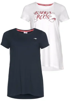 Doppelpack Longshirts mit Rundhalsausschnitt<KangaROOS LM Online