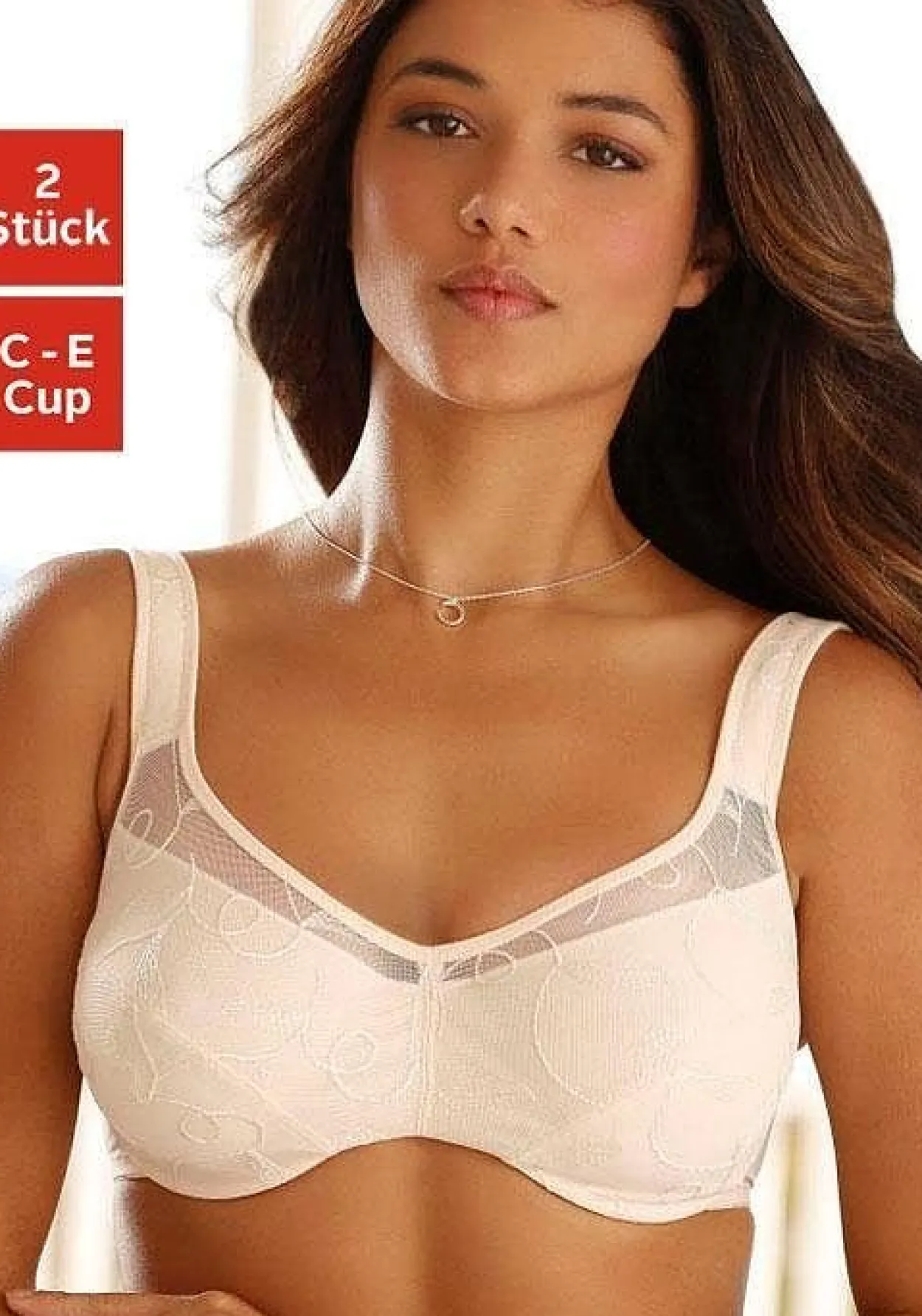 Doppelpack Minimizer-BHs mit unterlegten Cups<PETITE FLEUR Sale