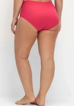 Doppelpack Pantys mit hoher Taille und Spitzendetails<sheego Clearance