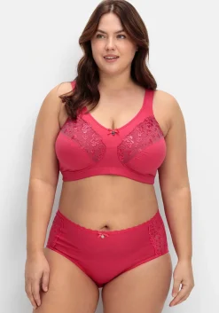 Doppelpack Pantys mit hoher Taille und Spitzendetails<sheego Clearance