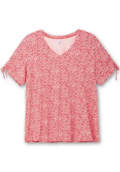 Doppelpack Shirts mit Tunnelzug am Ärmel<sheego Hot