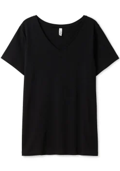 Doppelpack Shirts mit V-Ausschnitt<sheego Discount