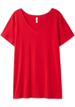 Doppelpack Shirts mit V-Ausschnitt<sheego Discount