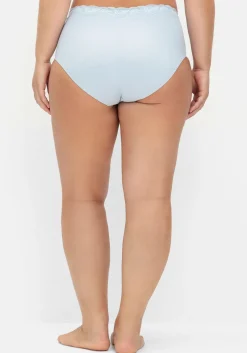 Doppelpack Slips mit elastischer Spitzenkante<sheego Hot