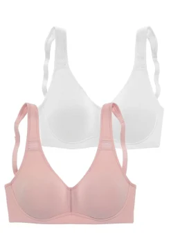 Doppelpack T-Shirt-BHs<PETITE FLEUR New