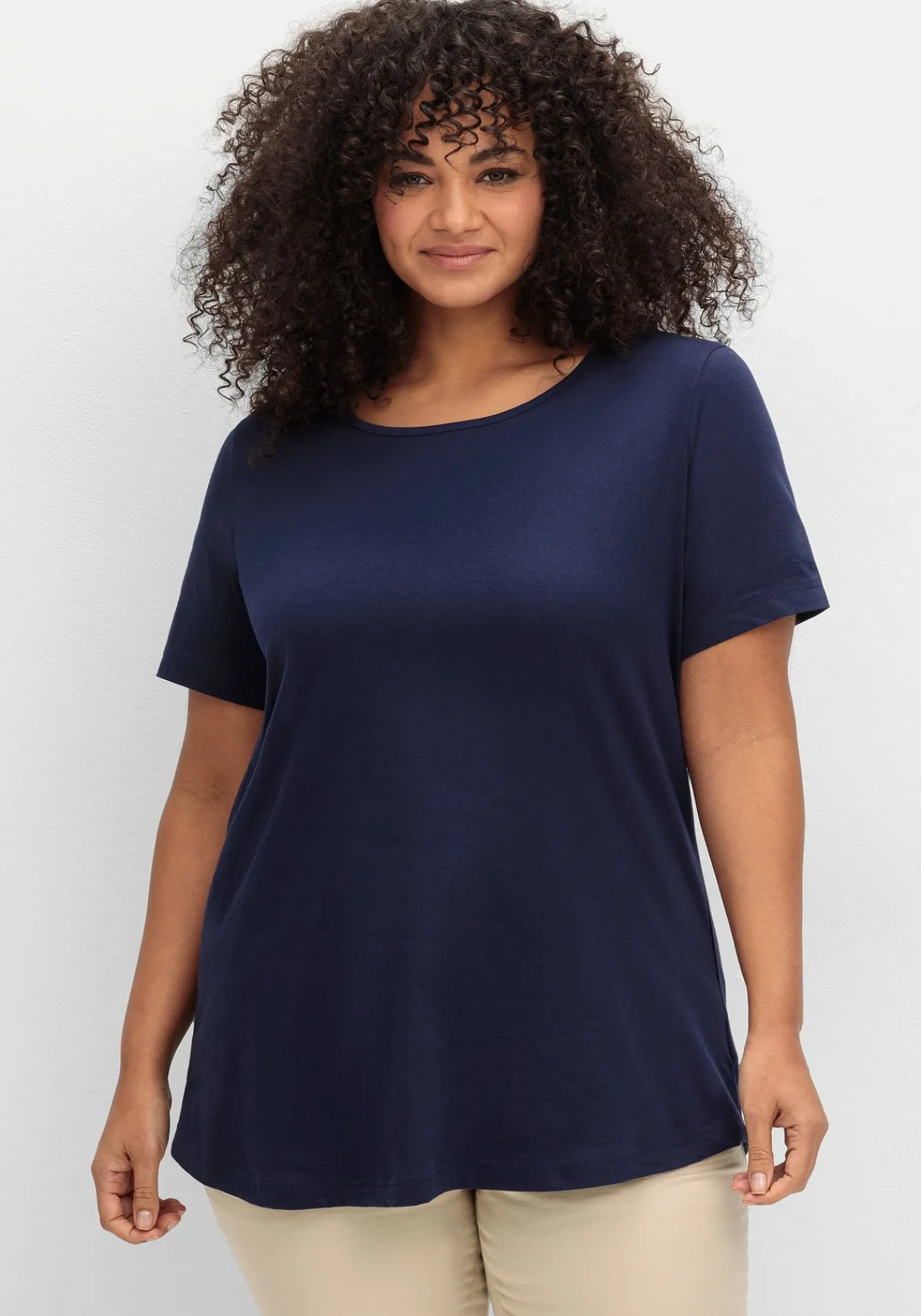 Doppelpack T-Shirts, jeweils in zwei Farben<sheego Sale