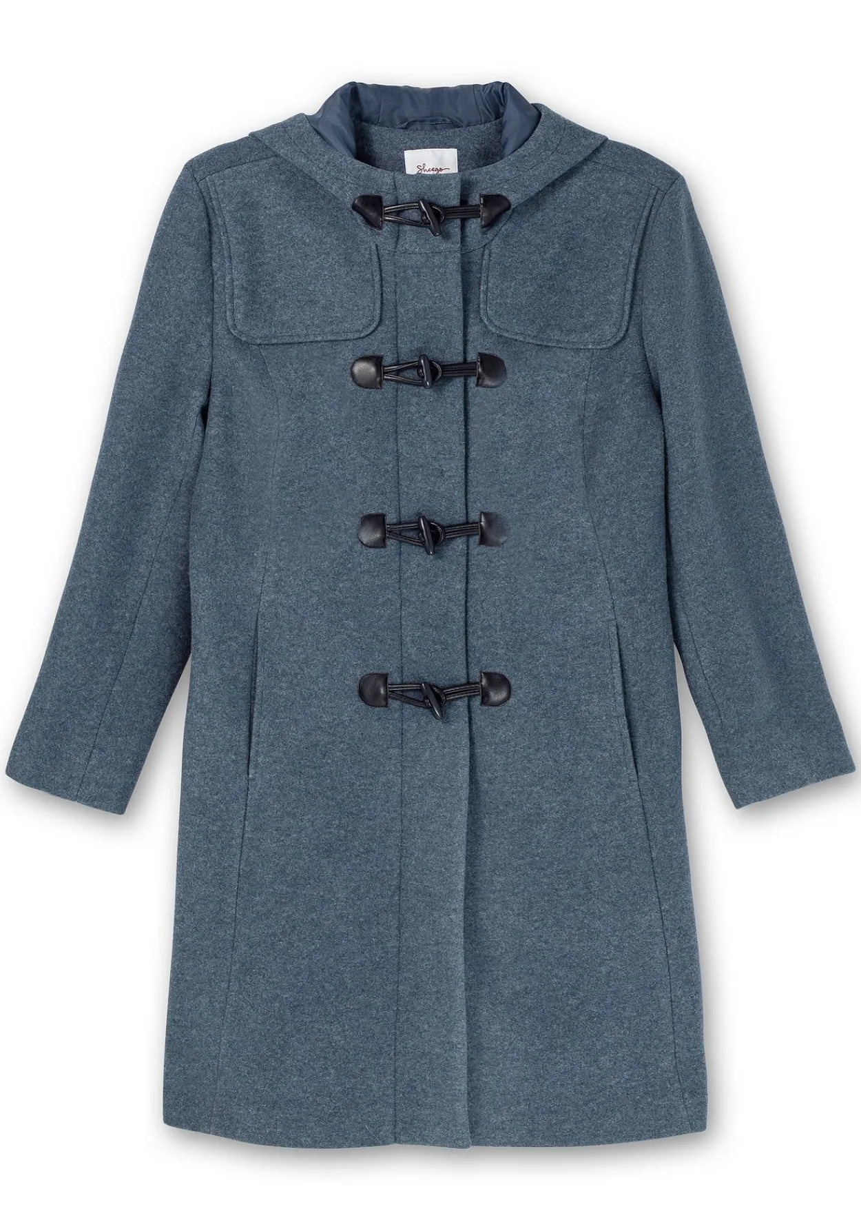 Dufflecoat mit Wollanteil und Kapuze<sheego Sale