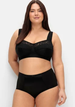 Entlastungs-BH mit transparenter Spitze, ohne Bügel<sheego New