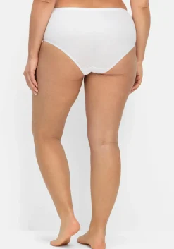 5er-Pack Taillenslips, aus Baumwollstretch<wäschepur Online