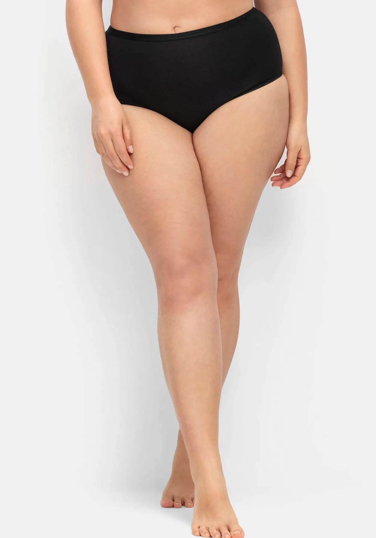 5er-Pack Taillenslips, aus Baumwollstretch<wäschepur Online
