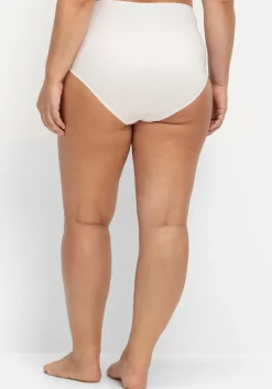 5er-Pack Taillenslips mit hohem Beinausschnitt<sheego Fashion