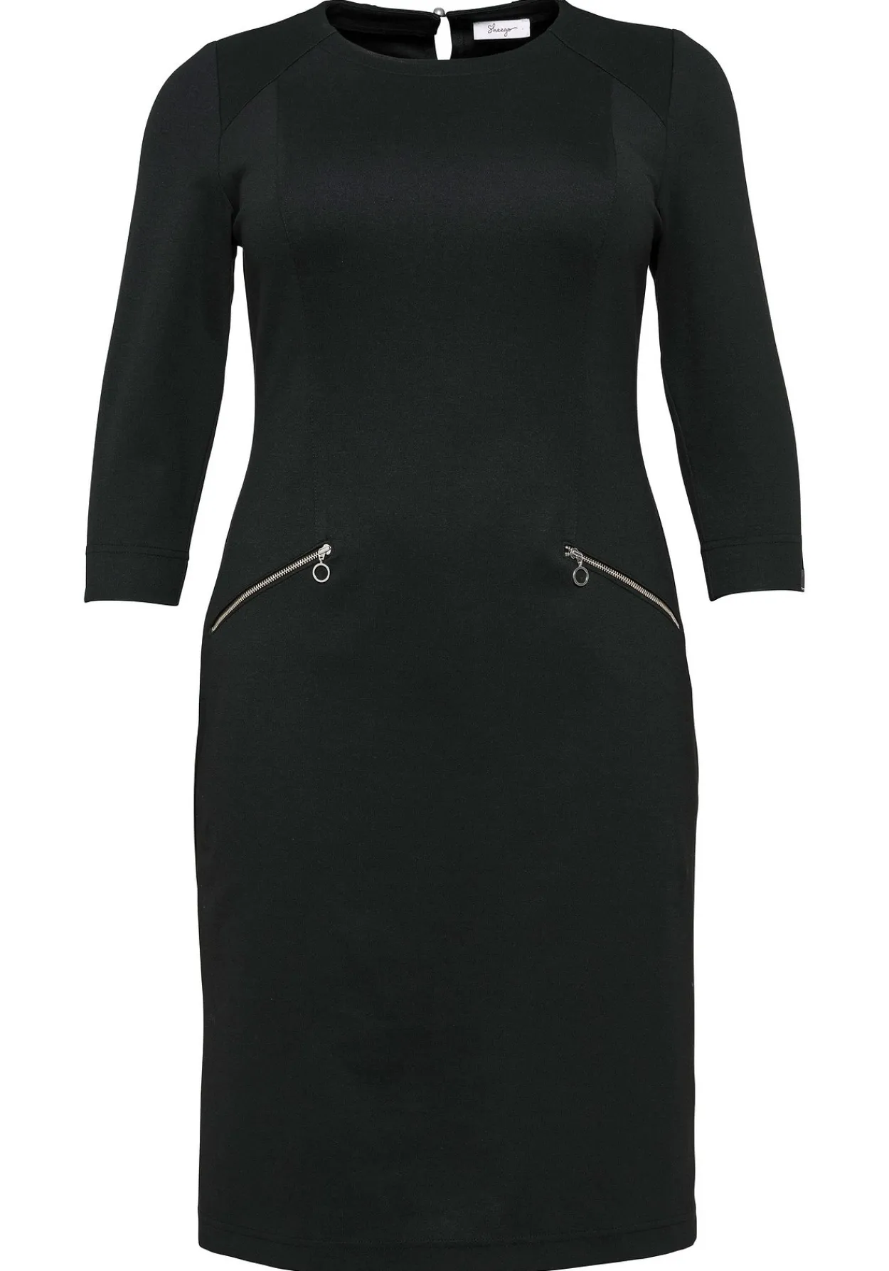Etuikleid mit 3/4-Arm, im Materialmix<sheego Best