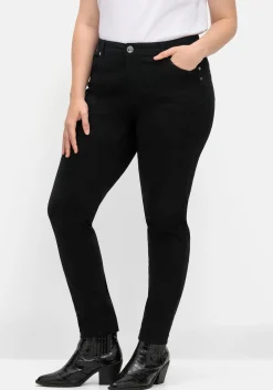 Extraschmale Twillhose in Curvy-Schnitt SUSANNE<sheego Online