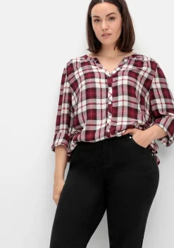 Extraschmale Twillhose in Curvy-Schnitt SUSANNE<sheego Online