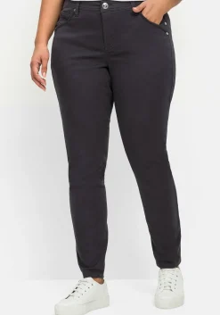 Extraschmale Twillhose in Curvy-Schnitt SUSANNE<sheego Hot