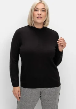 Extraweicher Pullover mit Stehkragen<sheego Fashion