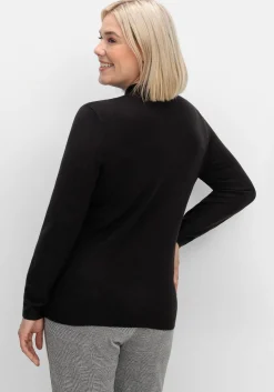 Extraweicher Pullover mit Stehkragen<sheego Fashion