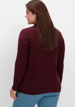 Extraweicher Pullover mit Stehkragen<sheego Clearance