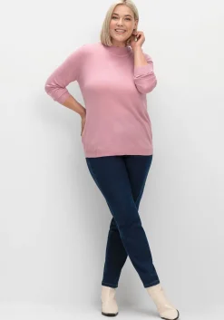 Extraweicher Pullover mit Stehkragen<sheego Fashion