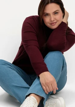 Extraweicher Pullover mit Stehkragen<sheego Clearance