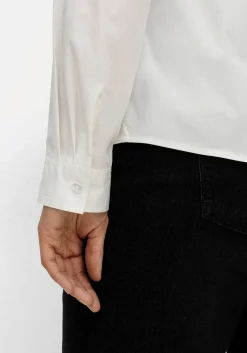 Figurbetonte Bluse mit Stehkragen, bügelfrei<sheego Discount