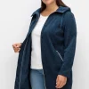 Fleecejacke mit Kapuze, in Melange-Optik<sheego New