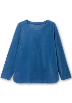 Fleeceshirt mit abgerundetem Saum<sheego Best