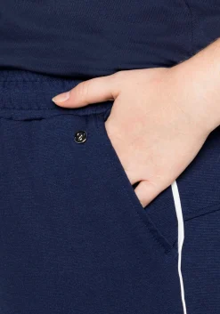 Funktionshose in 3/4-Länge mit Kontrastpaspel<sheego Sale