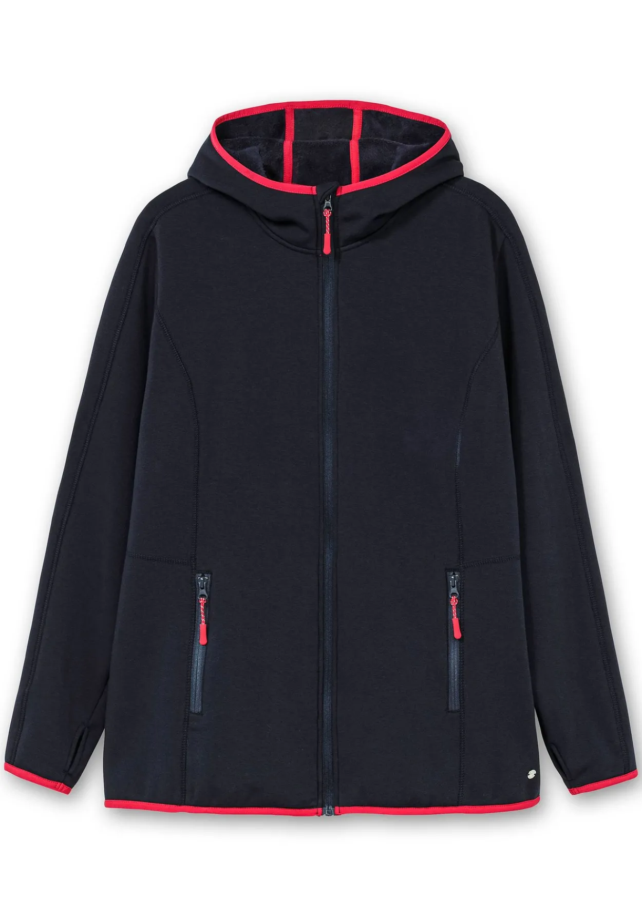 Funktionsjacke aus Fleece, mit Kapuze<sheego Discount
