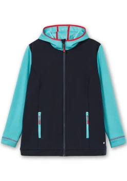 Funktionsjacke aus Fleece, in Kontrast-Optik<sheego Outlet