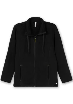 Funktionsjacke aus Strickfleece, mit Stehkragen<sheego New