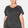 Funktionsshirt im Oversized-Schnitt, mit Saumbündchen<sheego Outlet