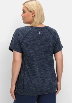 Funktionsshirt im Oversized-Schnitt, mit Saumbündchen<sheego Sale