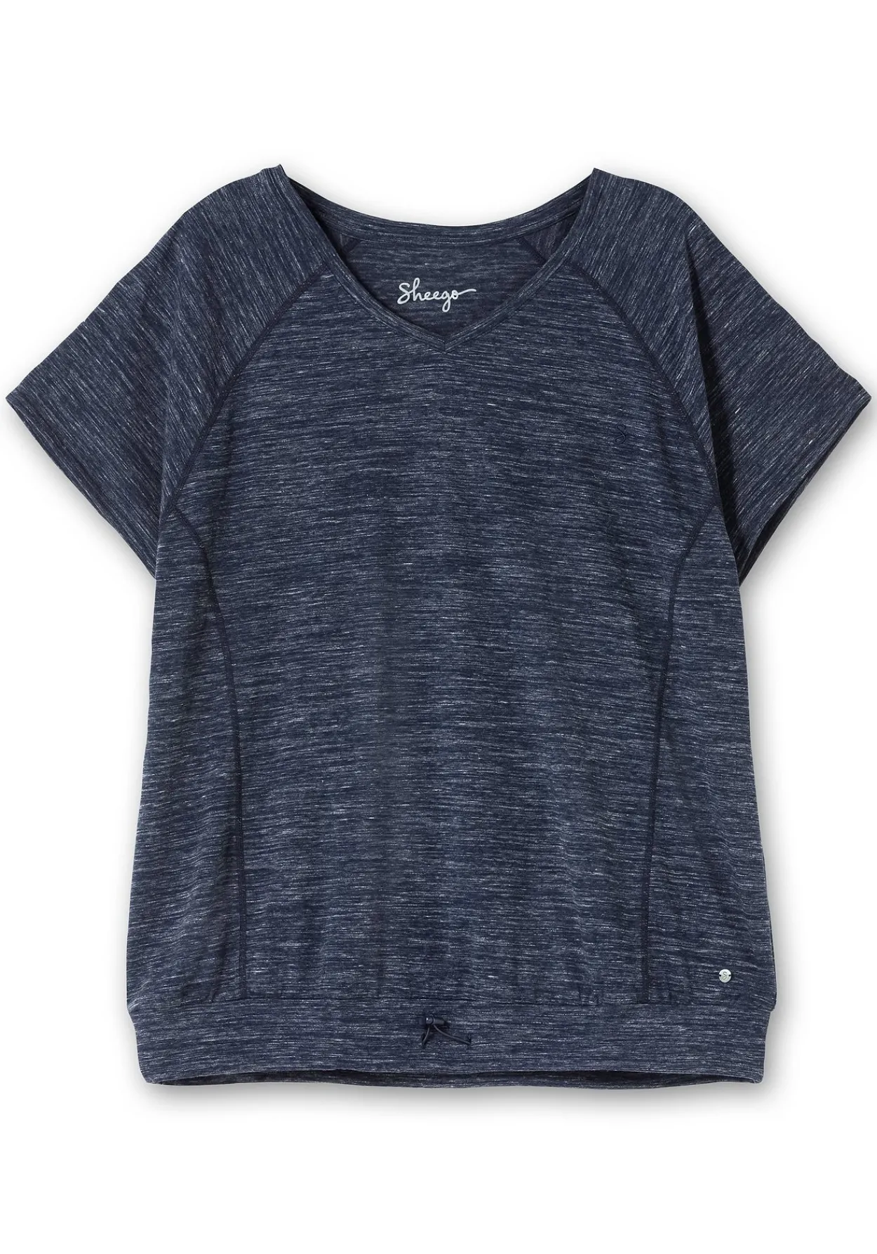 Funktionsshirt im Oversized-Schnitt, mit Saumbündchen<sheego Sale