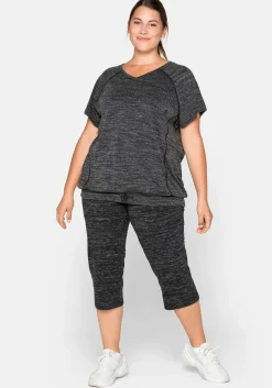 Funktionsshirt im Oversized-Schnitt, mit Saumbündchen<sheego Outlet