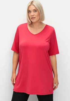 Funktionsshirt in Longform, mit Cut-out im Rücken<sheego Hot